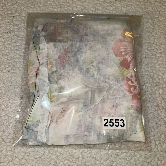 Free People Share Good Vibes Button Hawaiian Shirt Ocean Combo Floral Large EUC - Picture 10 of 10